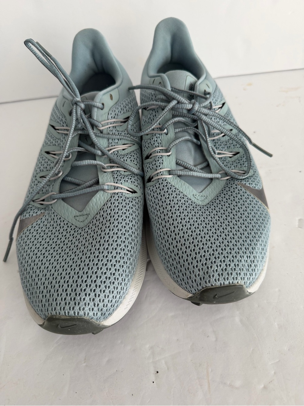 Nike Quest 2 Mens Running Shoes Blue Grey CI3787-400 Size 8.5 Athletic Gym